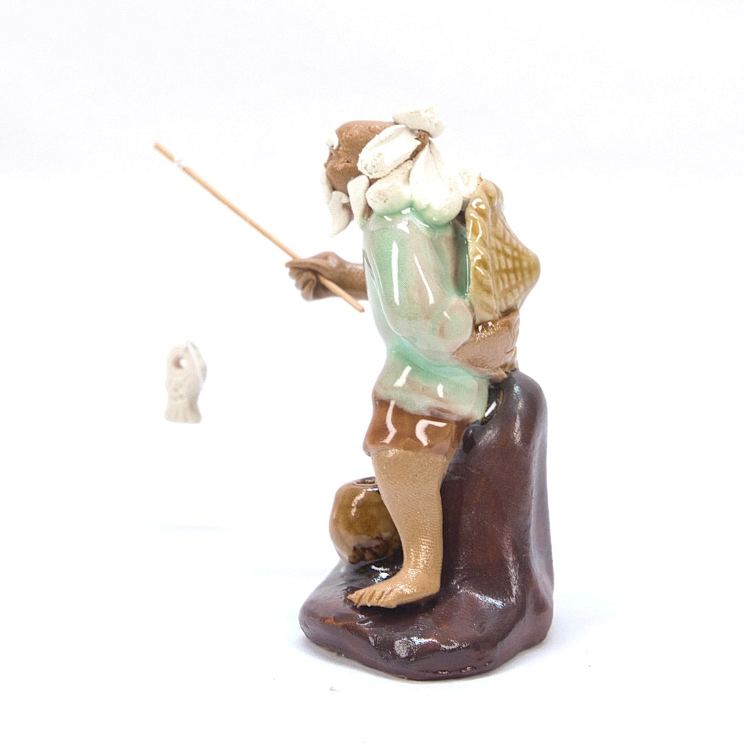 Tonfigur Angler 7 cm