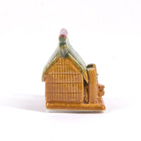 Tonfigur kleine Hütte 7 cm