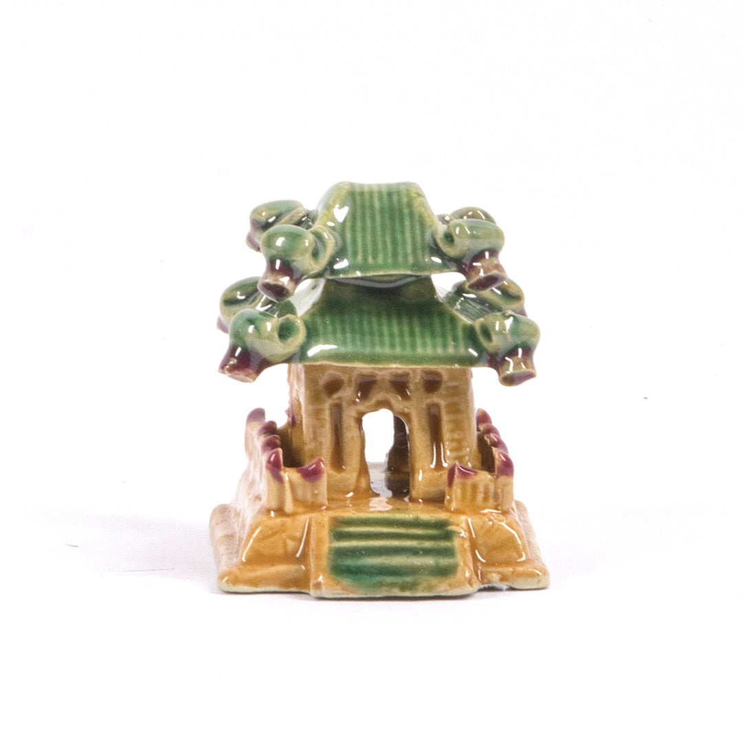 Tonfigur Tempel 7 cm