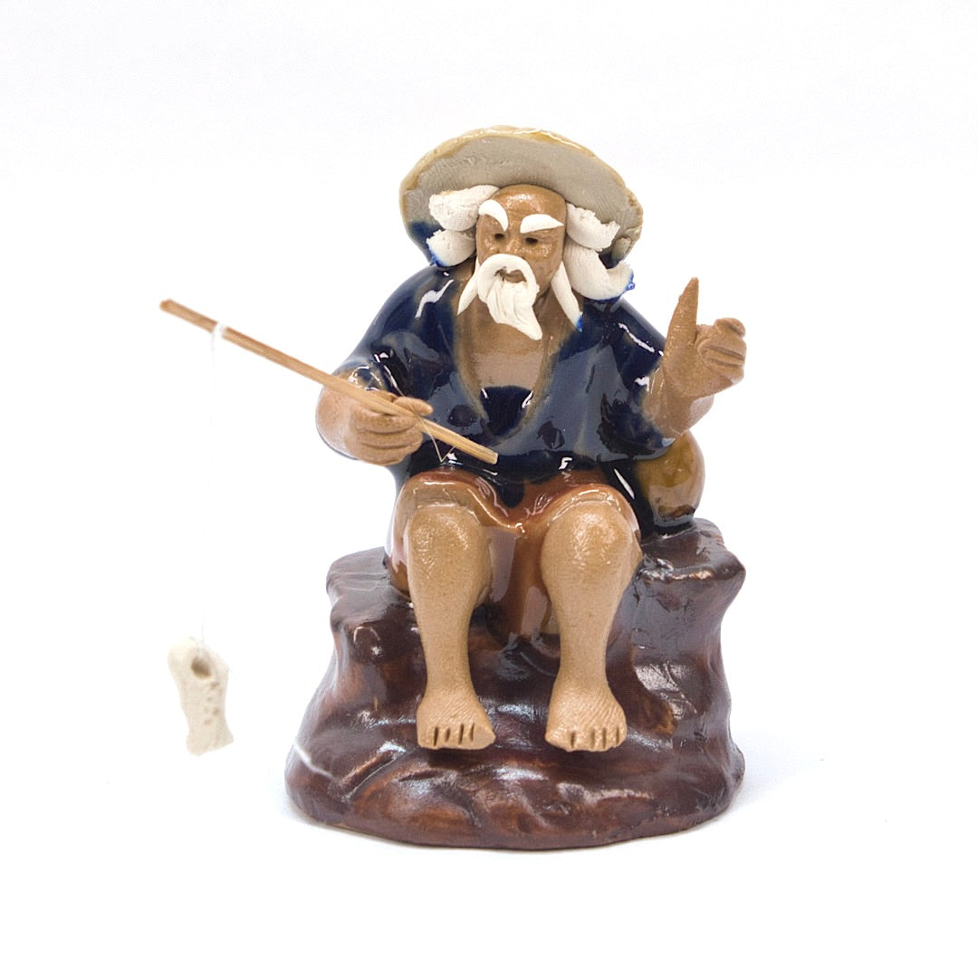Tonfigur Angler 7 cm