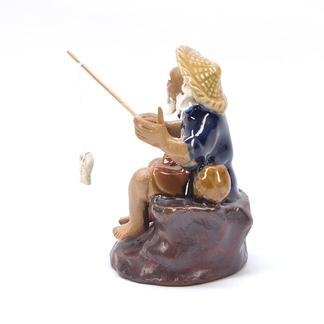 Tonfigur Angler 7 cm