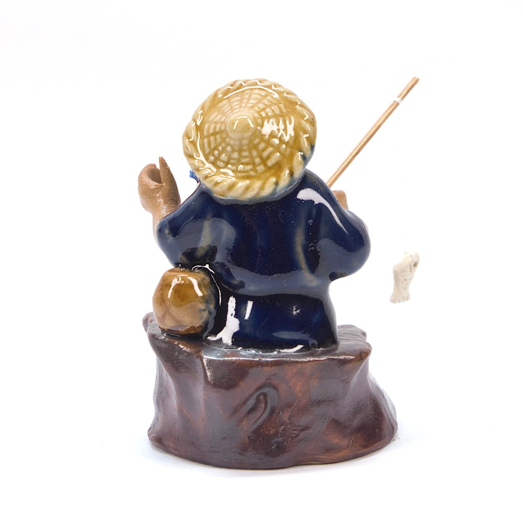 Tonfigur Angler 7 cm