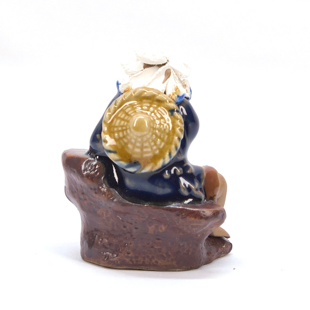 Tonfigur Angler 7 cm