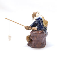 Tonfigur Angler 7 cm