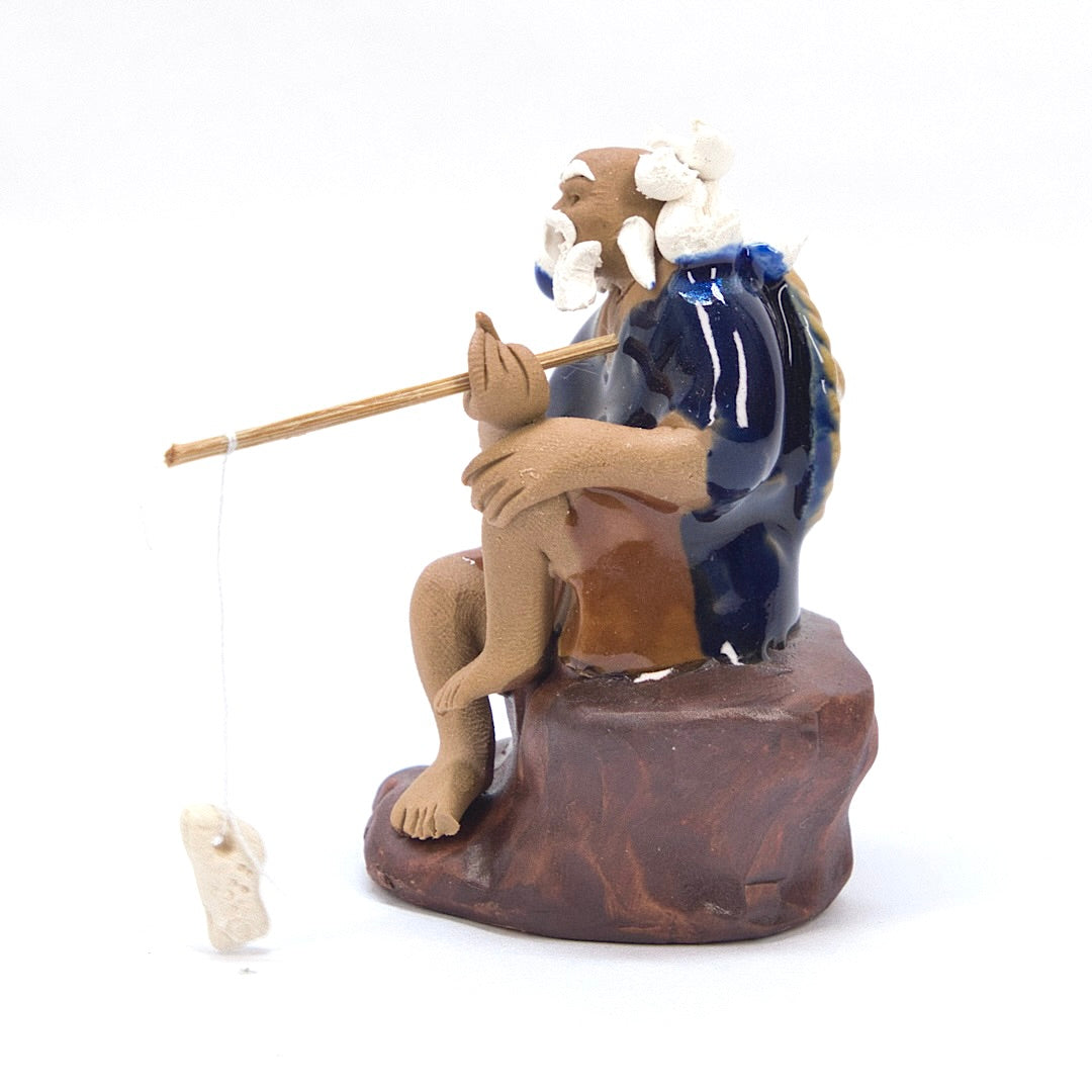 Tonfigur Angler 7 cm