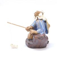 Tonfigur Angler 7 cm