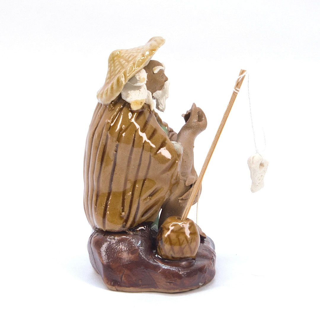 Tonfigur Angler 7 cm