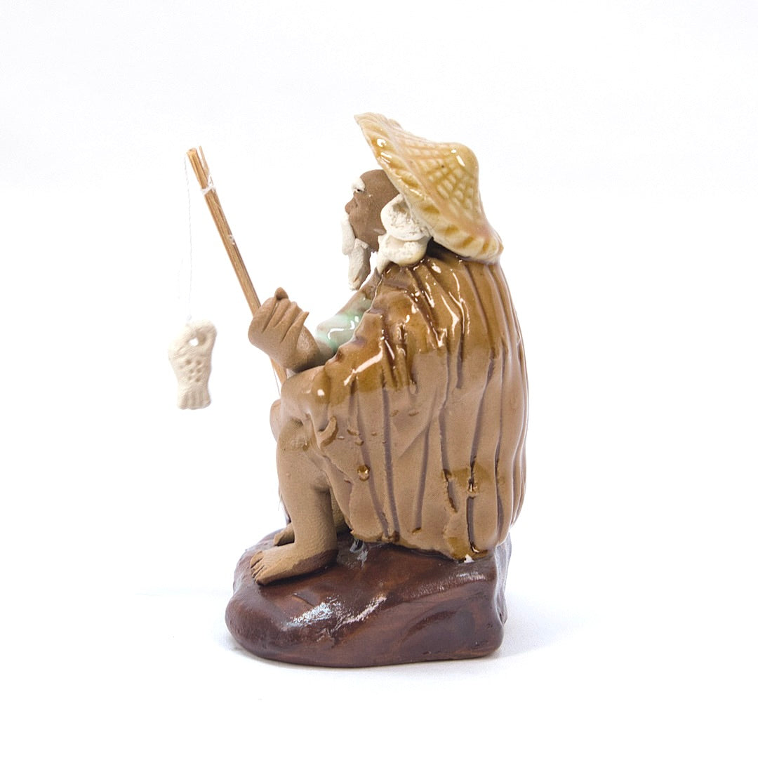 Tonfigur Angler 7 cm