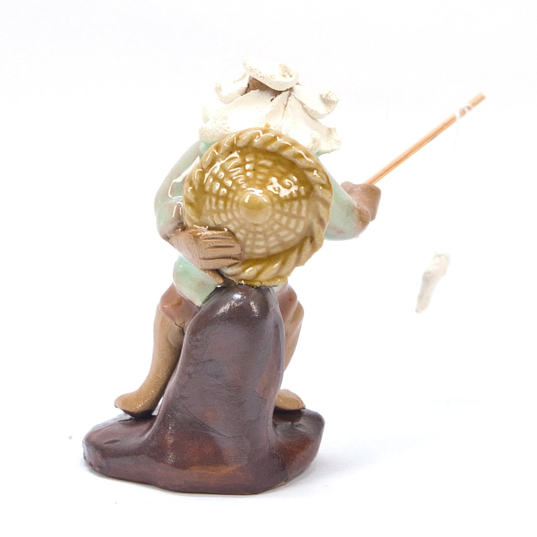 Tonfigur Angler 7 cm